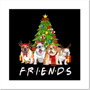 Christmas Tree Bulldogs Posters and Art